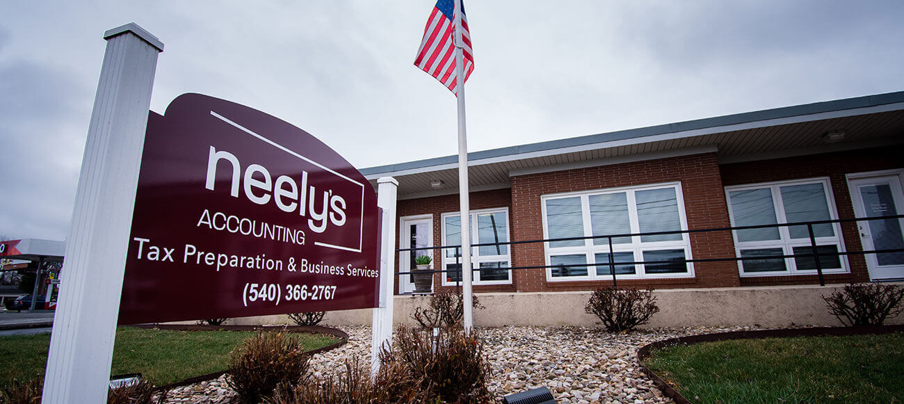 Neely's Accounting Roanoke Location Storefront
